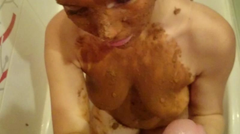 Dirty Very Deep Blowjob With Shit (Scatshop) Brown wife [FullHD/2021]