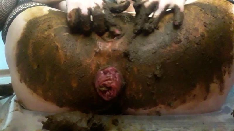 Anal Prolapse in Shit (Scatshop) JessicaKaylina [FullHD/2021]