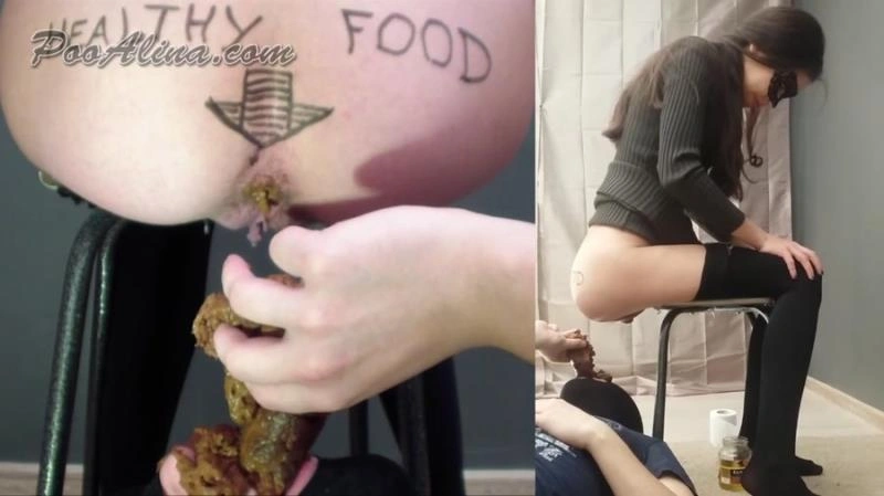 sweetly pooping with fart in mouth (Scatshop) Alina [FullHD/2021]