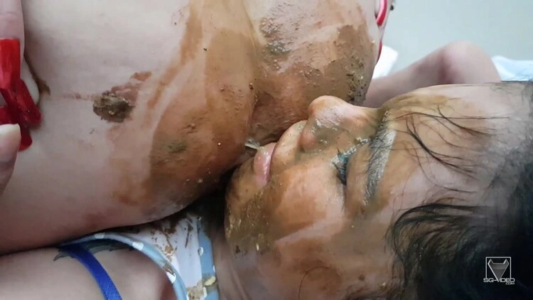 Scat XL Face Sitting Extreme And Pee Swallow - The First Time By Top Dominatrix Aila And Sweet18 Years Old Slave Liana [FullHD/2022]