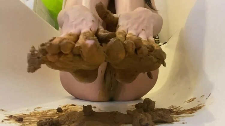 Enema, shit in pussy, constipation p00girl [FullHD/2023]