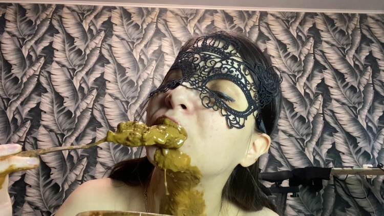 PooGirl - poop a full container eat shit with a fork and vomit [FullHD/2024]