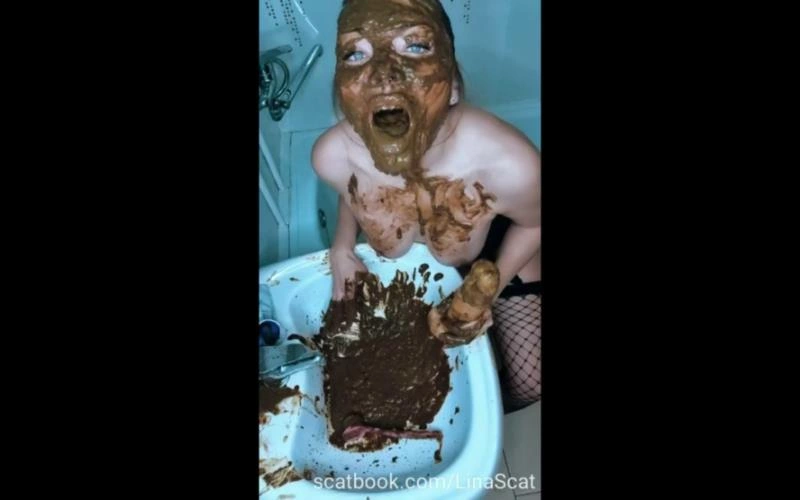Scatmania - Shitty Sink Cleaning Scat Lina [HD/2025]