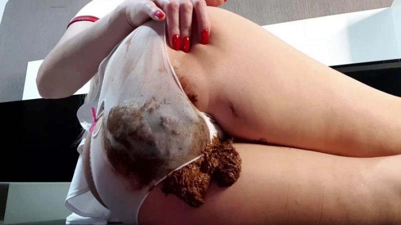 Nurse shits in white panties P1 [FullHD/2025]