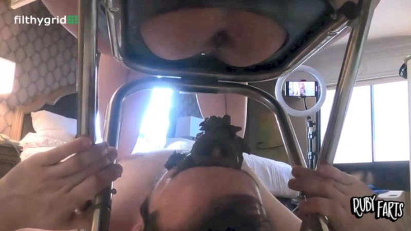 Ruby Shits on a Fan's Face Sitting on a Chair P1 [FullHD/2025]