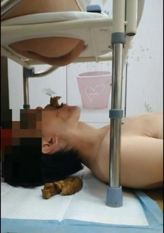 Chinese Scat Mistress Makes Big Shit on her Human Toilet P1 [SD/2025]