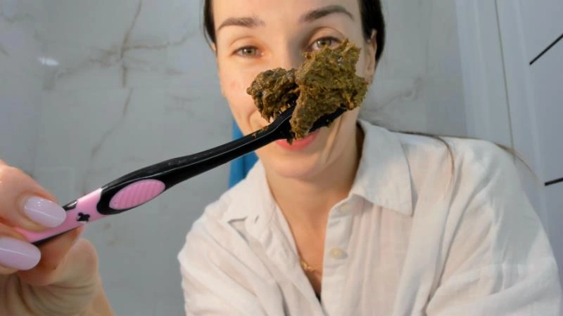 let's brush my teeth with poop paste OksiLove [FullHD/2025]