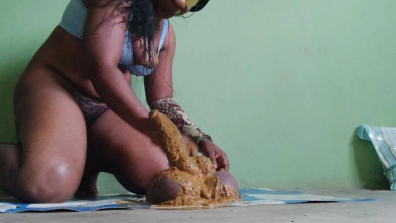 Monster poop, smearing and sucking Eric PrettyEbonies [FullHD/2025]