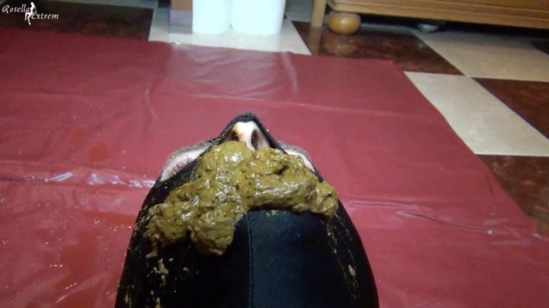 Slave in doggystyle, pooping, in his mouth RosellaExtrem [FullHD/2026]