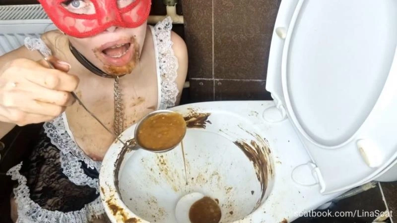 Scatlina 2026 - Cleaning the toilet by a shitty housekeeper Full version [FullHD/2026]
